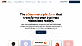 What X-cart.com website looked like in 2022 (3 years ago)