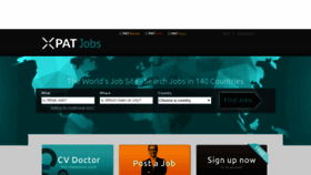 What Xpatjobs.com website looked like in 2022 (2 years ago)