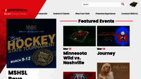 What Xcelenergycenter.com website looked like in 2022 (2 years ago)
