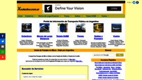What Xcolectivo.com.ar website looked like in 2022 (2 years ago)