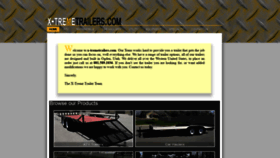What X-tremetrailers.com website looked like in 2022 (2 years ago)