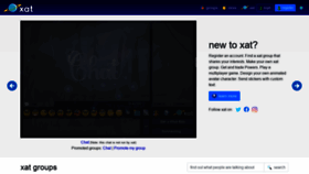 What Xat.com website looked like in 2022 (1 year ago)
