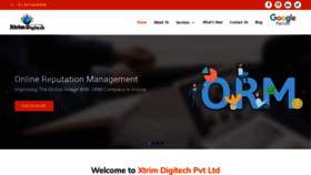 What Xtrimdigitech.com website looked like in 2022 (3 years ago)