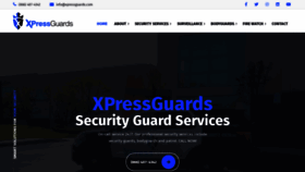 What Xpressguards.com website looked like in 2022 (1 year ago)