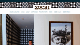 What Xochihouston.com website looked like in 2022 (1 year ago)