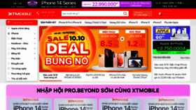 What Xtmobile.vn website looked like in 2022 (1 year ago)