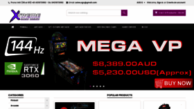 What Xtremegamingcabinets.com.au website looked like in 2022 (1 year ago)