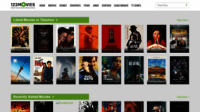 What X123movies.net website looked like in 2022 (1 year ago)