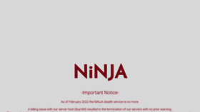 What Xbl.ninja website looked like in 2022 (1 year ago)