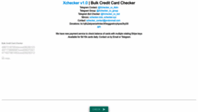 What Xchecker.cc website looked like in 2022 (3 years ago)