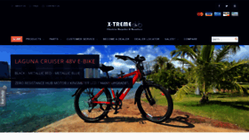What X-tremescooters.com website looked like in 2022 (1 year ago)
