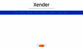 What Xender.pro website looked like in 2022 (1 year ago)