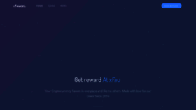 What Xfaucet.net website looked like in 2022 (1 year ago)