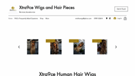What Xtra9cewigsandhairpieces.com website looked like in 2022 (1 year ago)
