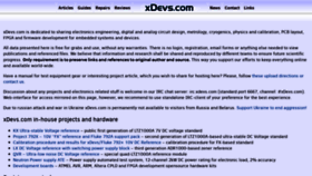 What Xdevs.com website looked like in 2023 (1 year ago)