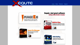 What Xequte.com website looked like in 2023 (1 year ago)