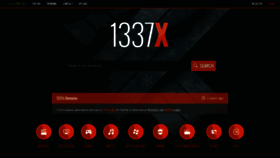 What X1337x.ws website looked like in 2023 (1 year ago)