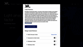 What Xal.com website looked like in 2023 (2 years ago)