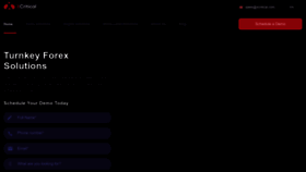 What Xcritical.com website looked like in 2023 (2 years ago)