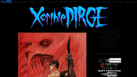 What Xombiedirge.com website looked like in 2023 (1 year ago)