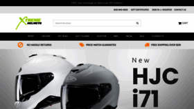 What Xtremehelmets.com website looked like in 2023 (2 years ago)