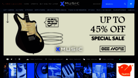 What Xmusic.ie website looked like in 2023 (3 years ago)