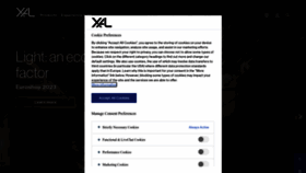 What Xal.com website looked like in 2023 (2 years ago)