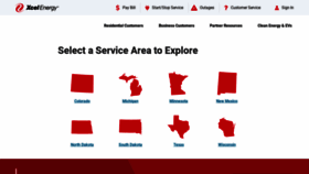What Xcelenergy.com website looked like in 2023 (1 year ago)