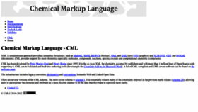 What Xml-cml.org website looked like in 2023 (1 year ago)