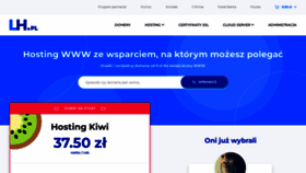 What Xon.pl website looked like in 2023 (1 year ago)