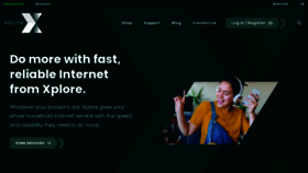 What Xplornet.com website looked like in 2023 (1 year ago)
