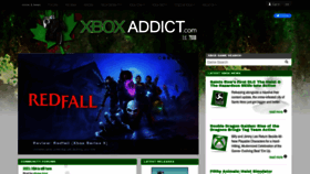What Xboxaddict.com website looked like in 2023 (This year)