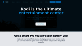 What Xbmc.org website looked like in 2023 (This year)