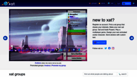 What Xat.com website looked like in 2023 (This year)