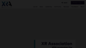 What Xra.org website looked like in 2023 (This year)