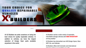 What X2builders.com website looked like in 2023 (This year)