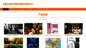 What Xinhetec.com website looked like in 2023 (This year)
