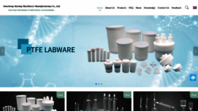What Xieyinglabware.com website looked like in 2023 (This year)