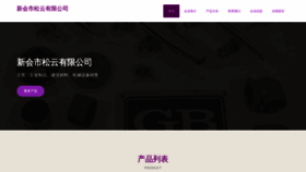 What Xhsong.cn website looked like in 2023 (This year)