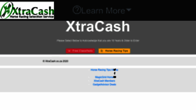 What Xtracash.co.za website looked like in 2023 (This year)