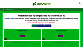 What Xoilactv.lat website looked like in 2023 (This year)