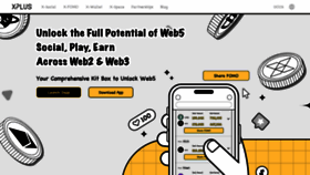What Xplus.com website looks like in 2024 