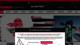 What Xspo.de website looks like in 2024 