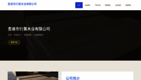 What Xingchenmoban.com website looks like in 2024 