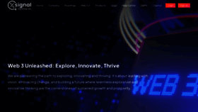 What Xsignal.biz website looks like in 2024 