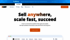 What X-cart.com website looked like in 2024 (1 year ago)