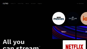 What Xumo.com website looks like in 2024 