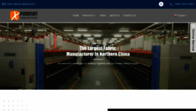 What Xiangkuantextile.com website looks like in 2024 