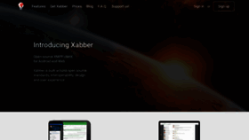 What Xabber.com website looks like in 2024 