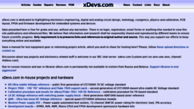 What Xdevs.com website looks like in 2024 
